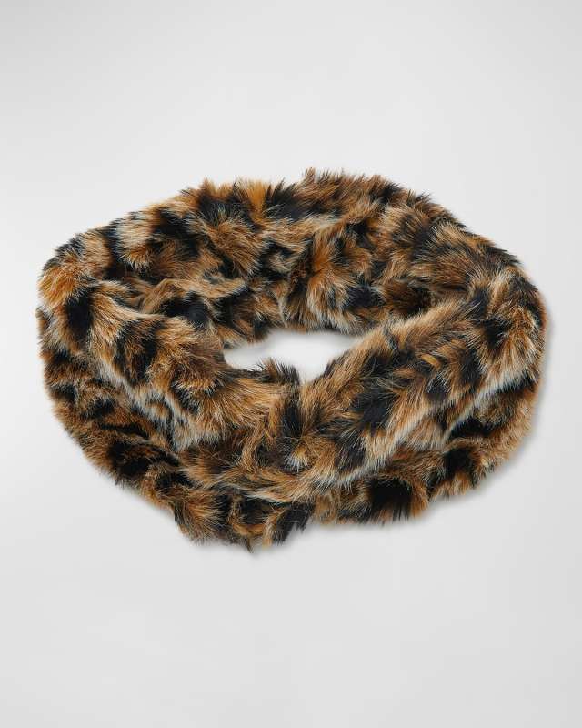 Leopard Faux Fur Ear Warmer
